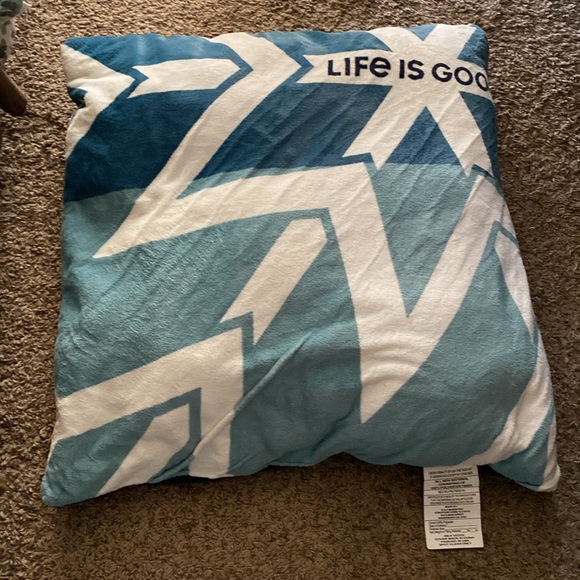 Life Is Good Throw and Pillow Set - Picture 2 of 4